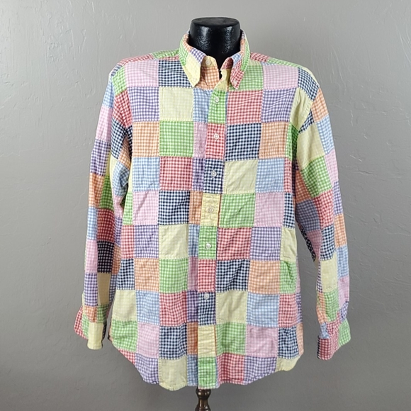 Brooks Brothers Patchwork Shirt Buttons 